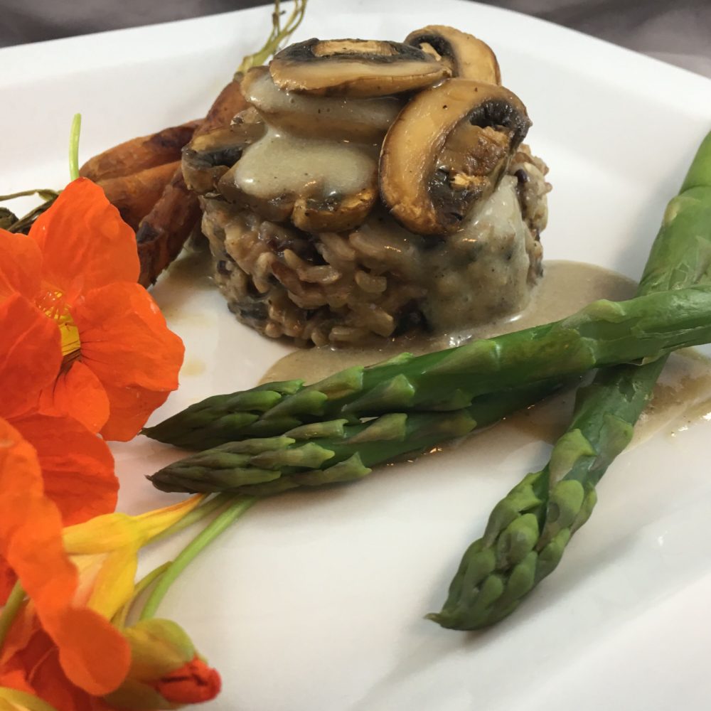 Wild Rice with Savory Mushroom Sauce