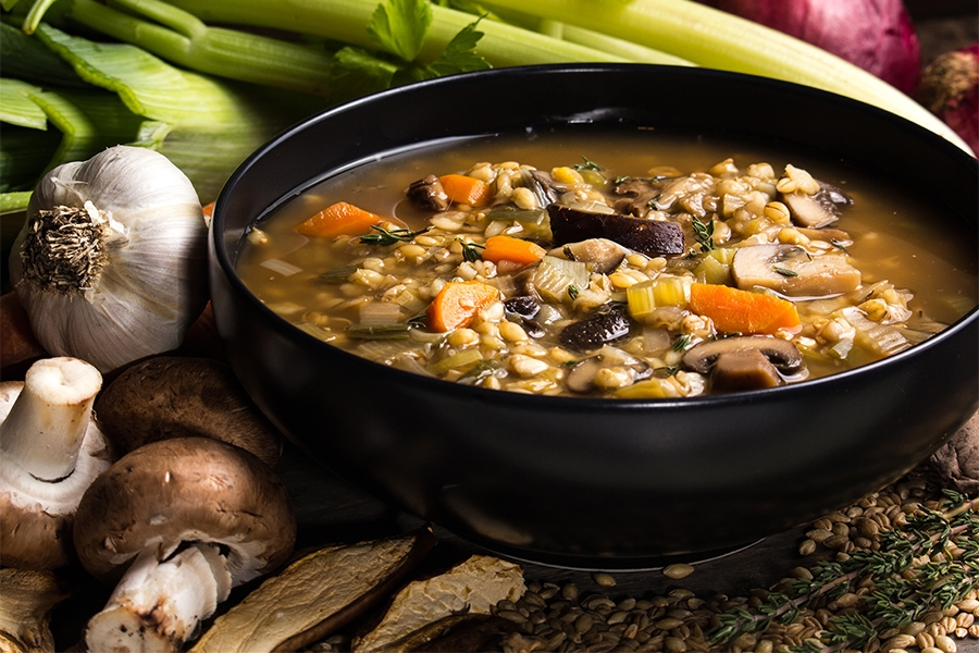 Mushroom-Barley Soup