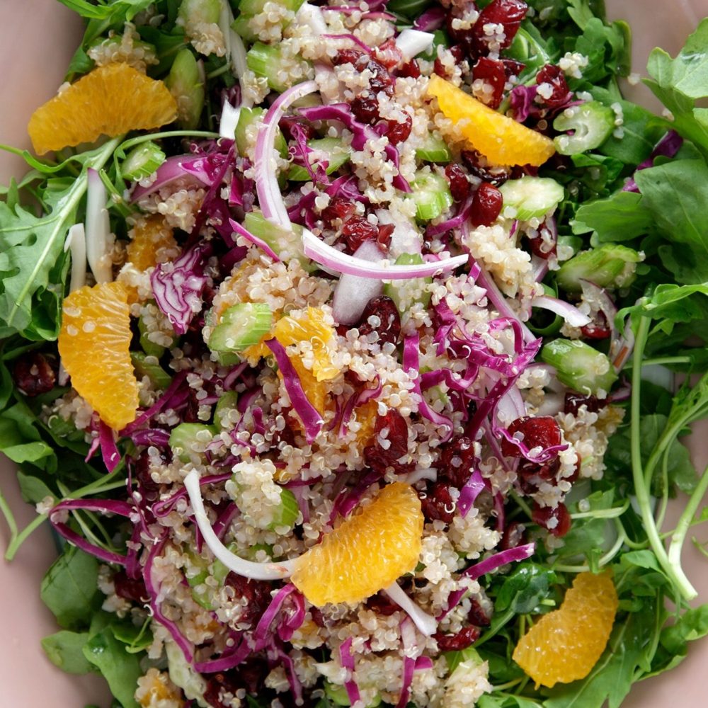 Jenny’s Quinoa Cranberry Mandarin Salad