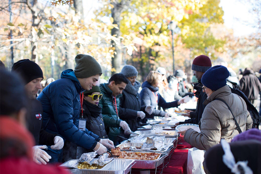 Plant-based meat company Meatless Farm Teams up with Chilis on Wheels Sharing Vegan Thanksgiving Dinners to New Yorkers in Need