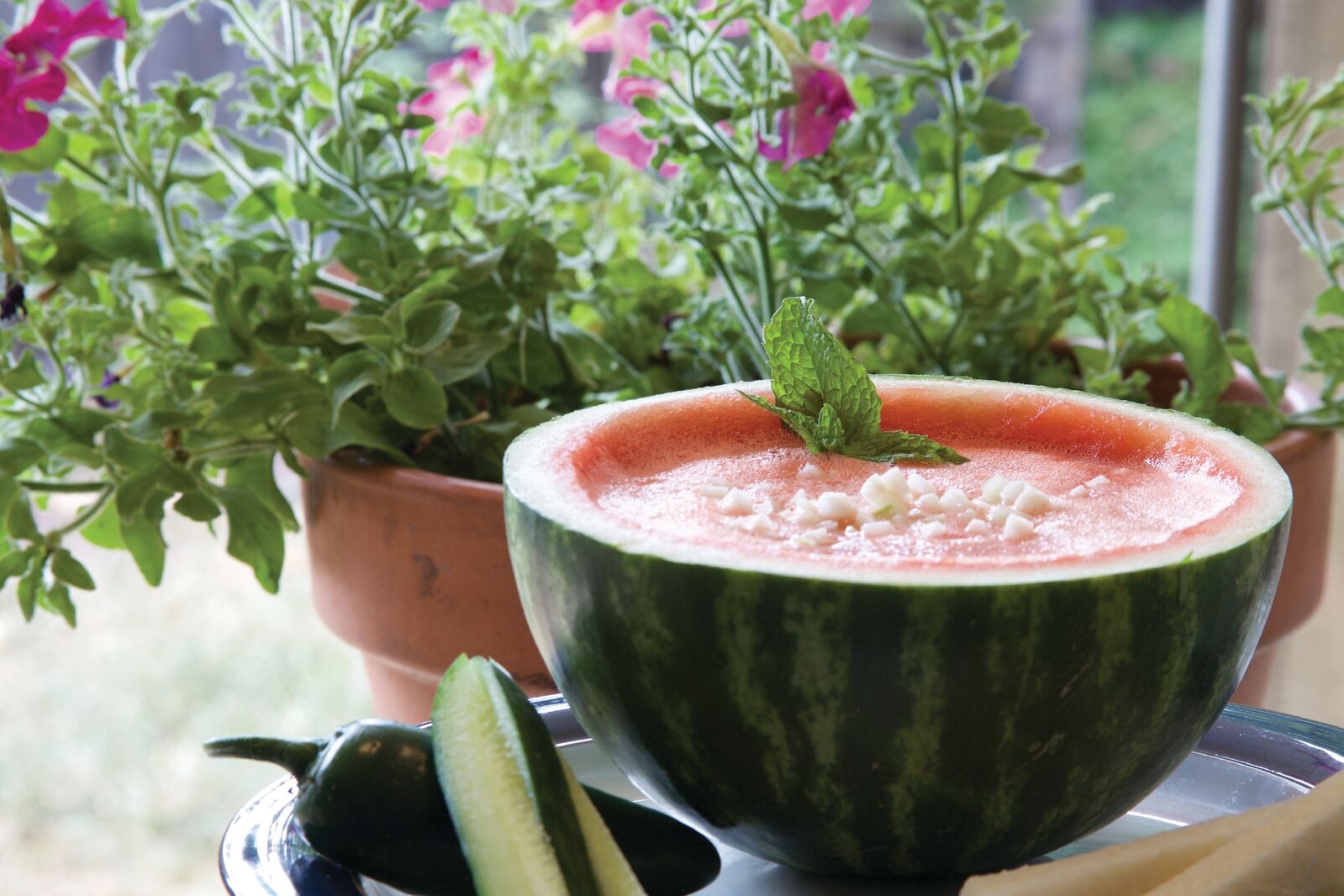 Watermelon Gazpacho VEGWORLD Magazine