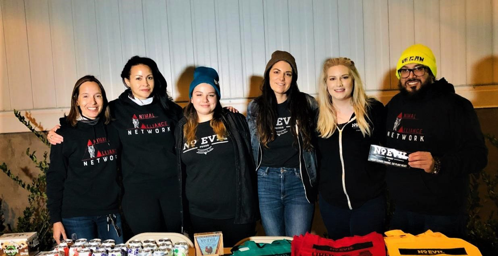 No Evil Foods Caters Vegan Meal for Animal Activists