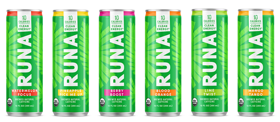 RUNA Relaunches Brand to Deliver Plant-Based Energy  with Entirely New Look and 10-Calorie Functional Lineup