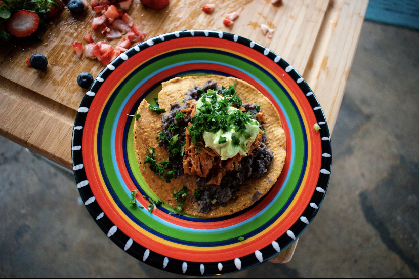 Black Bean & Jackfruit Chalupas