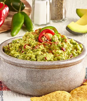 SPICY THREE PEPPER & CAYENNE GUACAMOLE