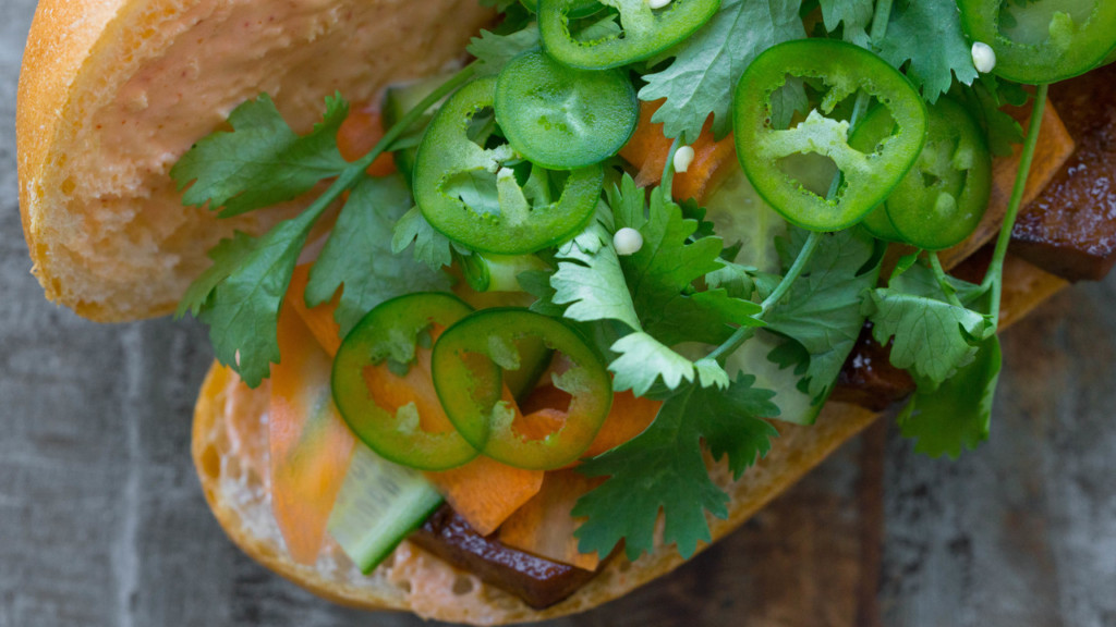 Lemongrass Tofu Bánh Mì Vietnamese Sandwich VEGWORLD Magazine