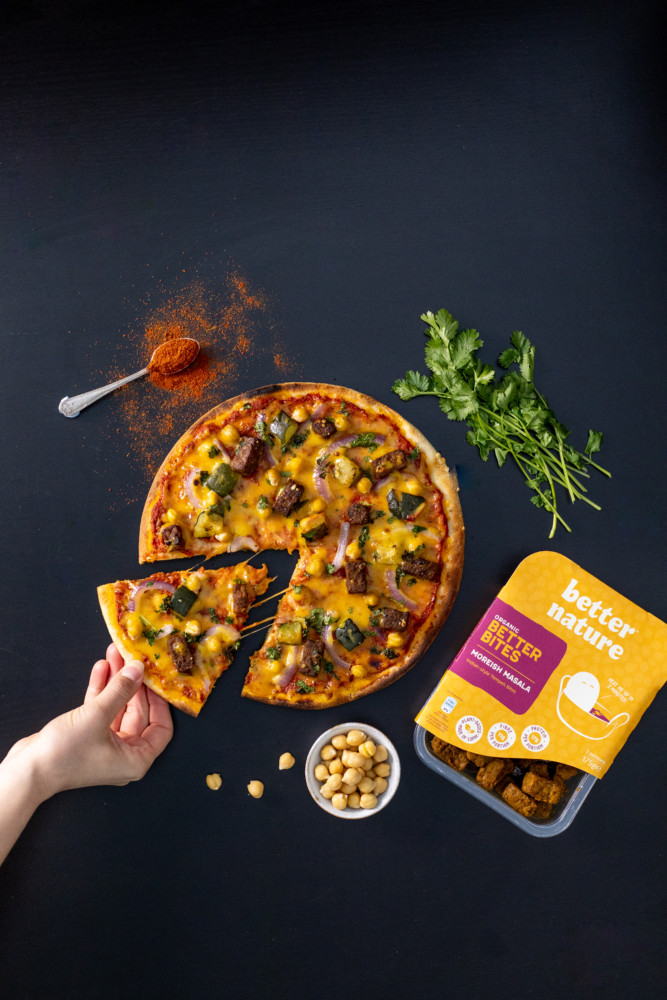 Better Nature and One Planet Pizza launch the world’s first frozen tempeh pizza