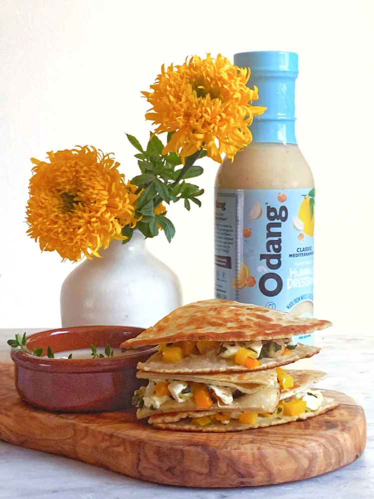 O’dang Vegan Mediterranean Breakfast Quesadilla - VEGWORLD Magazine