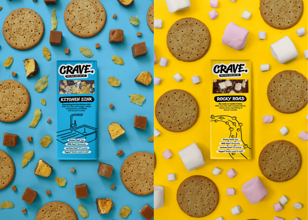 CRAVE Launches Rice Milk Vegan Chocolate Covered in Tasty Toppings Range