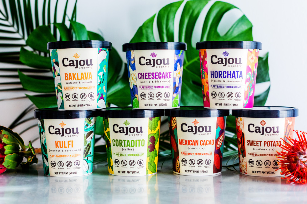 Black-Owned Cajou Creamery Ships Plant-Based Ice Cream Straight to Your Door