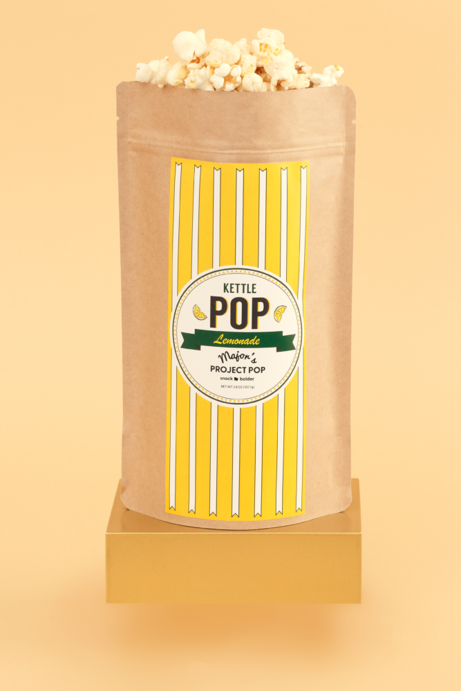 Vegan + Organic Lemonade Popcorn Just in Time For Summer Snacking