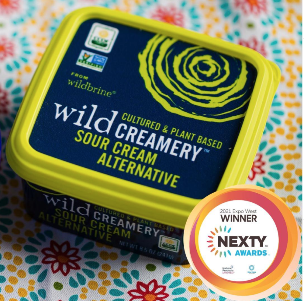 wildCREAMERY Plant-Based Sour Cream Wins NEXTY Award
