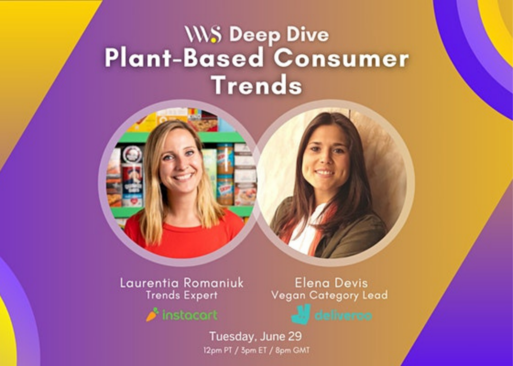 Delivery Platforms Instacart and Deliveroo Share Global Industry Insights on Future of Plant-Based Buying