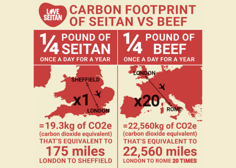 ¼ POUND OF BEEF PER DAY SAME AS 10 RETURN FLIGHTS TO ROME VEGWORLD