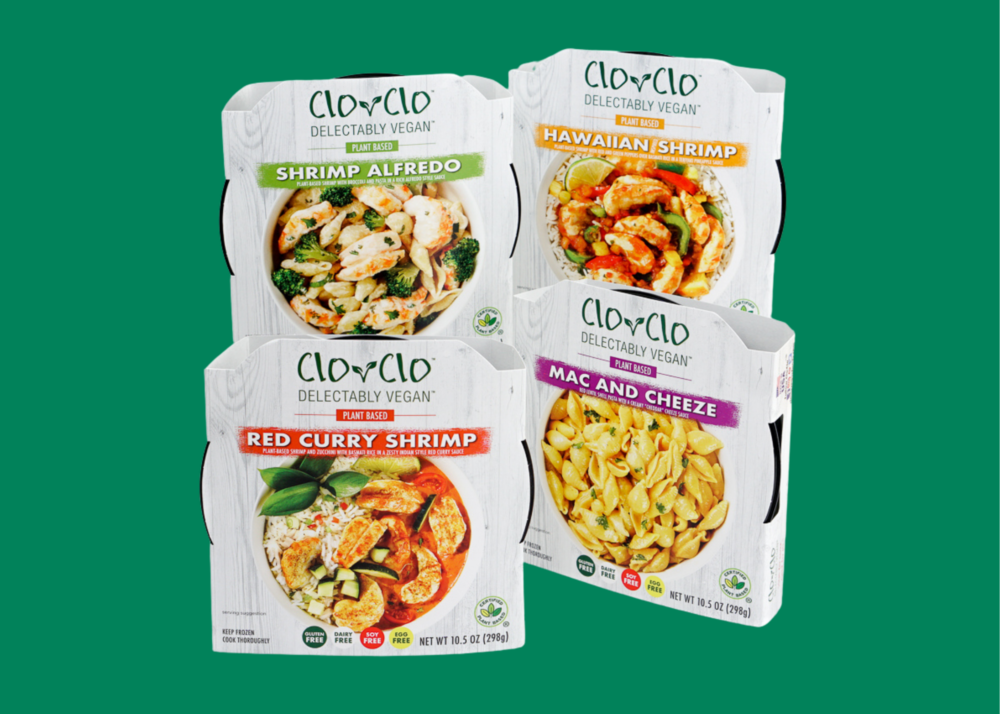 CLO-CLO™ Vegan Foods Debuts New Plant-Based Shrimp Entrée Bowls