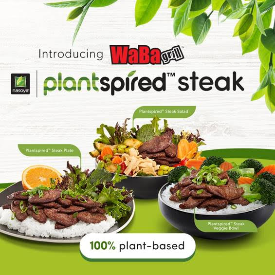 WaBa Grill Now Serving Plant-Based Steak at All Locations