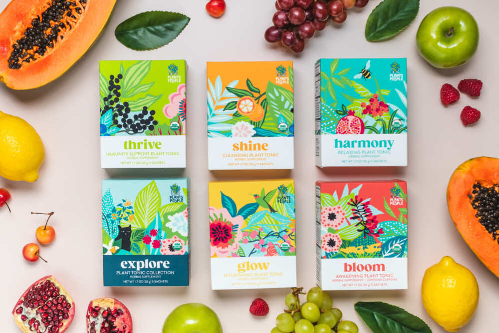INTRODUCING PLANTS BY PEOPLE ORGANIC, PLANT-BASED DRINKABLE TONICS TO SUPPORT BALANCE AND WELLNESS