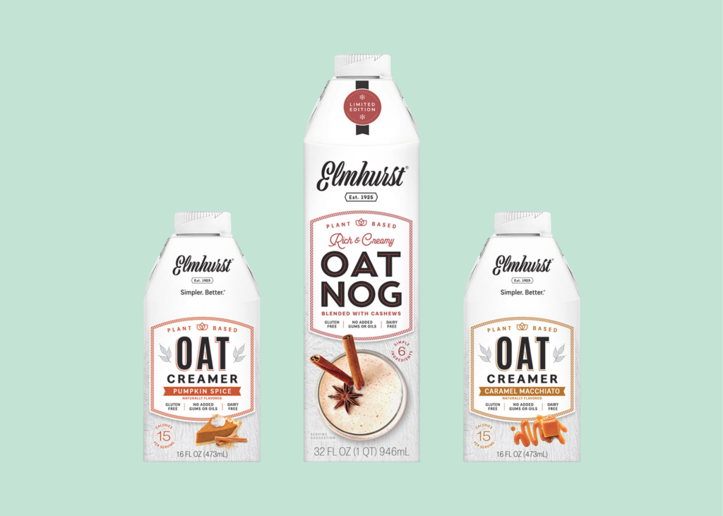Elmhurst® 1925 Introduces Seasonal OatNog and Pumpkin Spice and Caramel