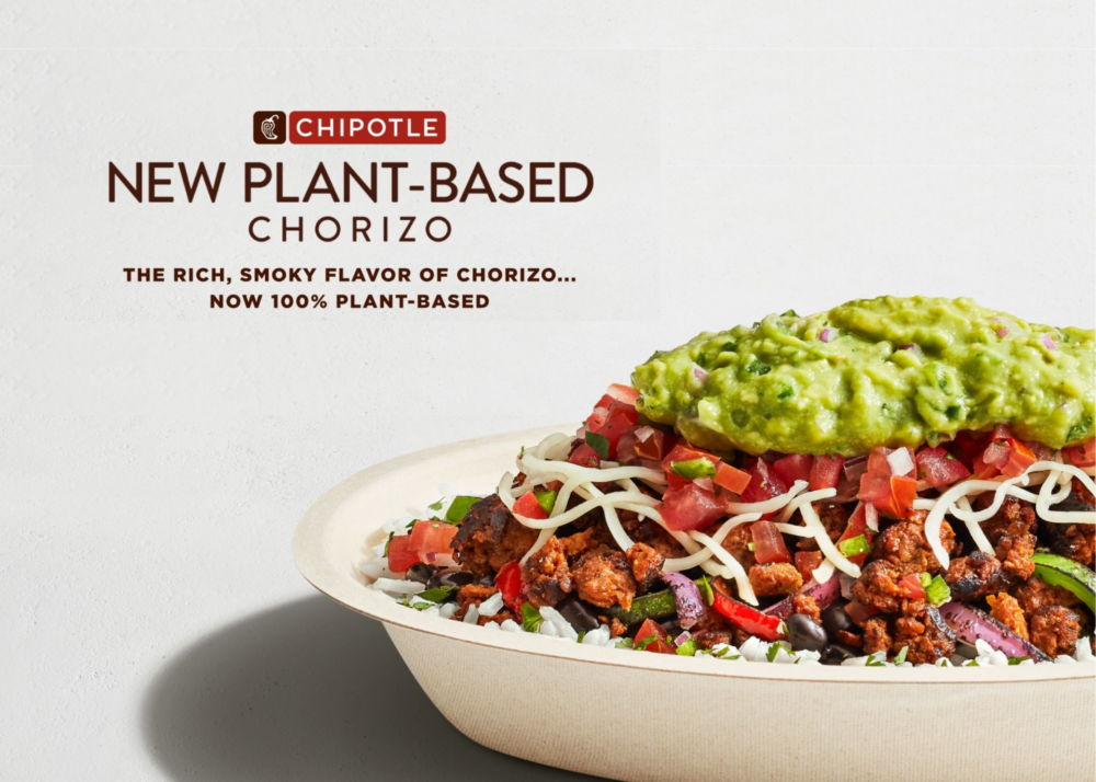 CHIPOTLE LAUNCHES PLANT-BASED CHORIZO AND NEW LIFESTYLE BOWLS