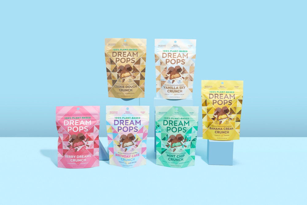 Dream Pops Challenges Big Candy With The Launch Of 100% Plant-Based Chocolate Crunch Bites And Superfood Syrups