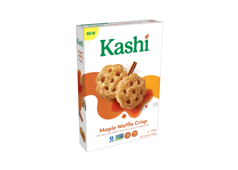 NEW Kashi Maple Waffle Crisp Cereal Delights with Nostalgic Taste just in Time for National Waffle Day