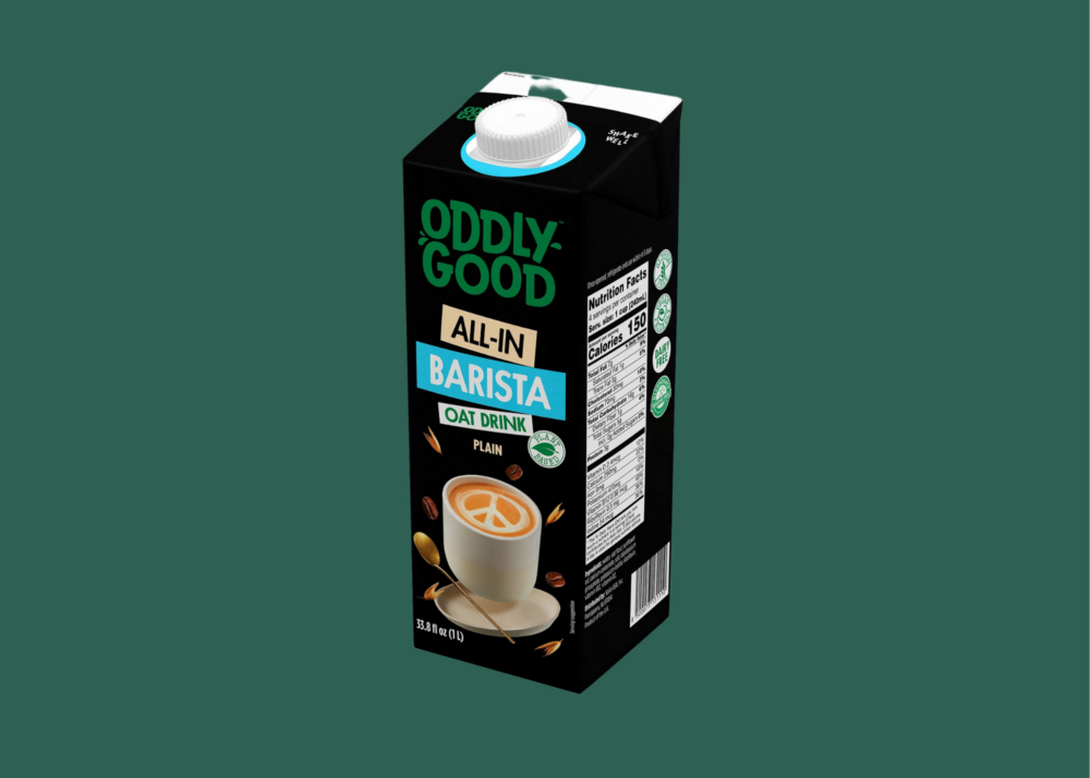 Oddlygood Launches AllIn Barista Oat Drink in the U.S VEGWORLD Magazine