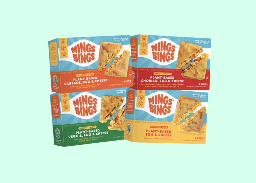 MingsBings™ and JUST Egg™ Launch Four New Plant-Based Breakfast Bing Pockets