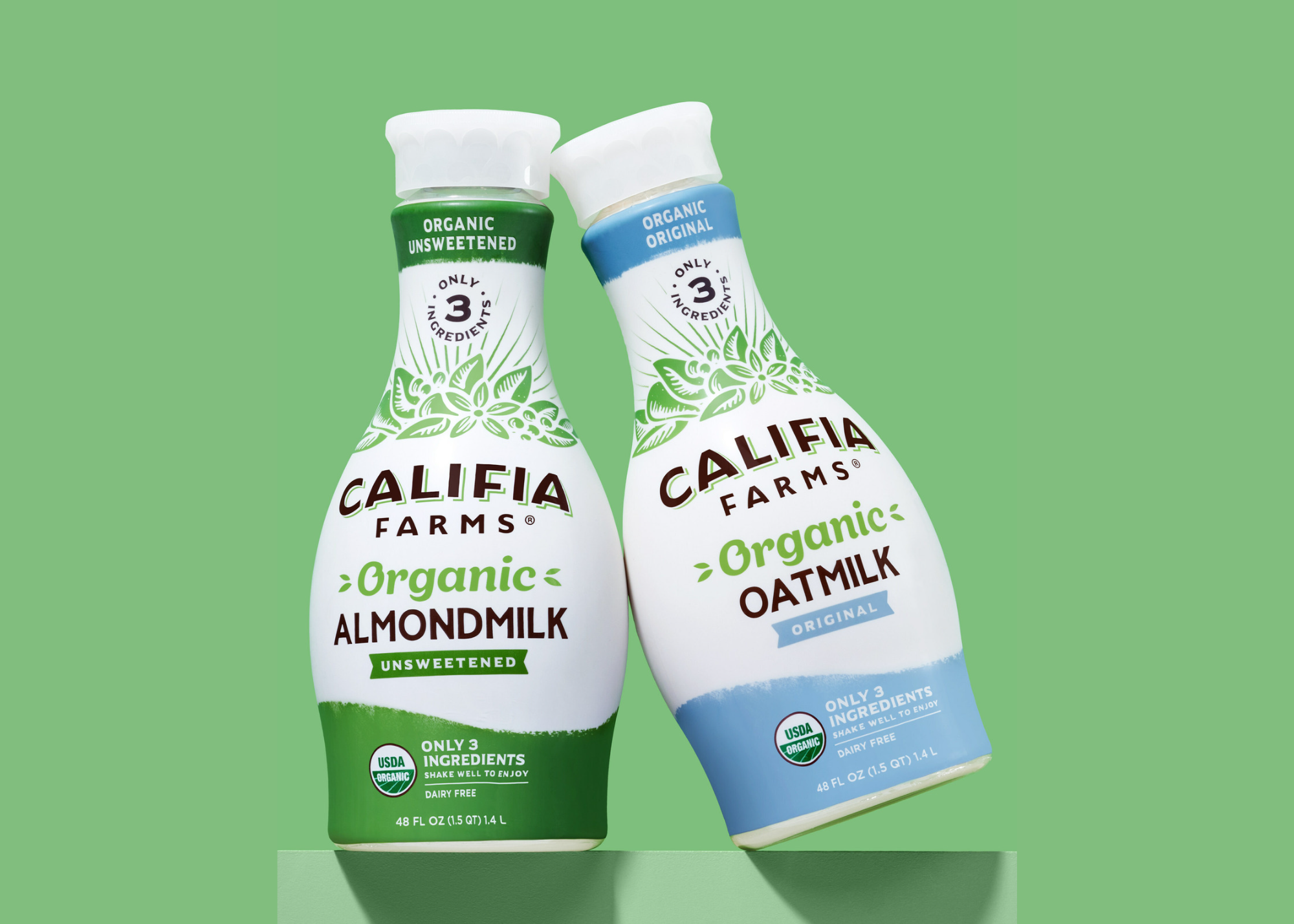 CALIFIA FARMS LAUNCHES ORGANIC OATMILK AND ALMONDMILK, MADE WITH 3 SIMPLE INGREDIENTS VEGWORLD