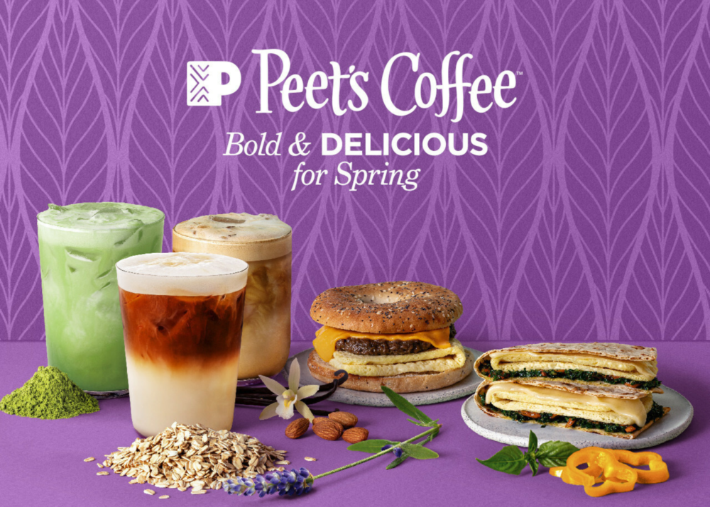 Peet’s Coffee to Offer Free Dairy-Free Milk for Earth Month and Debut a New Plant-Based Spring Menu