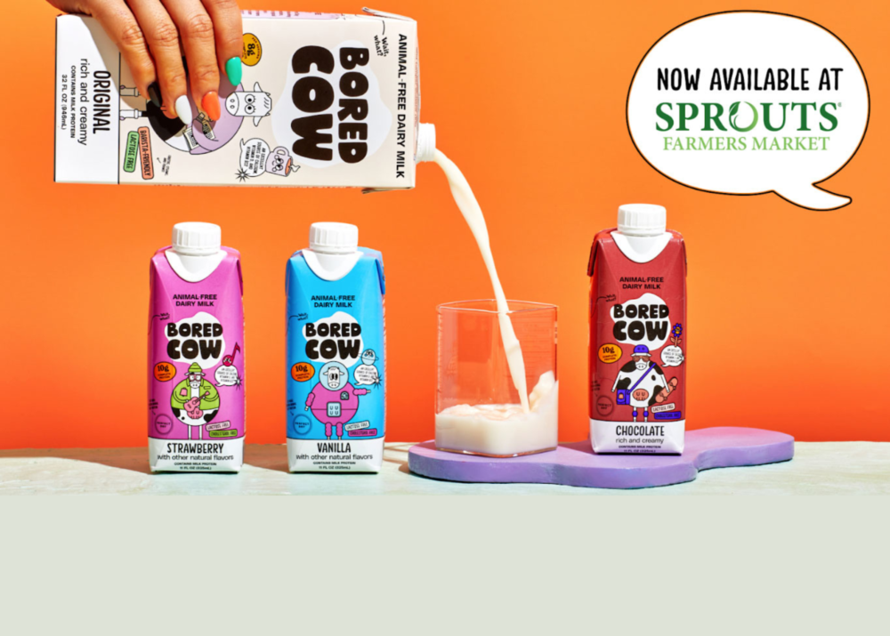 Bored Cow Debuts its Line of Animal-Free Dairy Milk in Sprouts Farmers Market