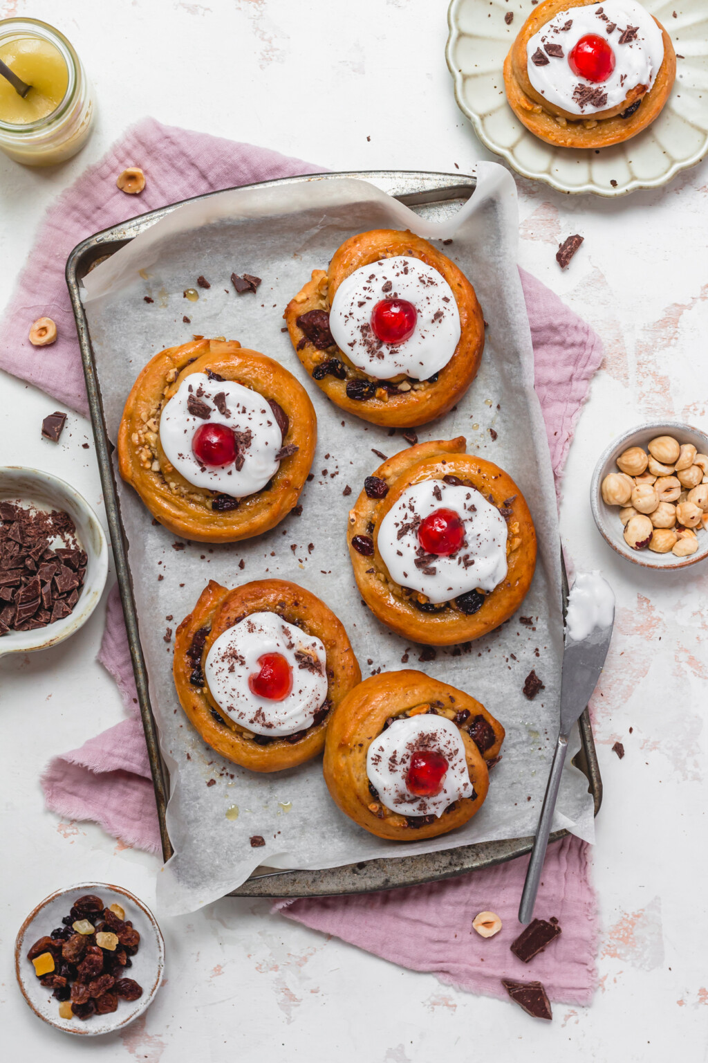 Vegan Mother's Day Divine Chocolate's Chocolate Hazelnut Belgium Buns