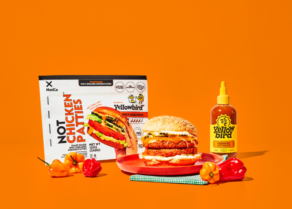 Spice Spice Baby—NotCo™ Partners with Yellowbird® Sauce to Bring the Heat Without the Meat in New NotChicken™ Spicy Patties